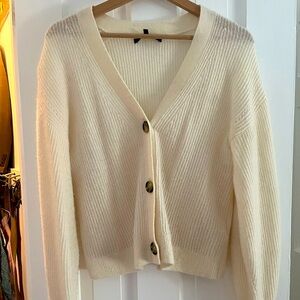 Quince Baby Alpaca and Merino Cropped Cardigan